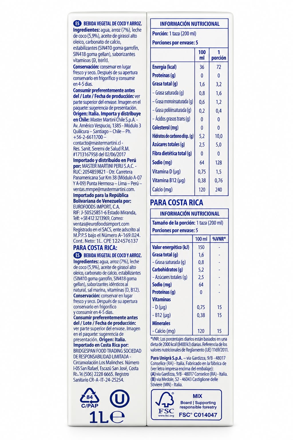 OraSi COCO 1 Litro.