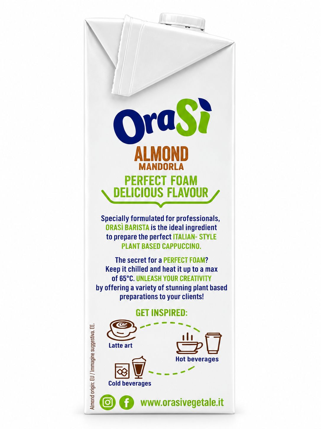 OraSi ALMENDRA Barista 1 Litro. (C12517)