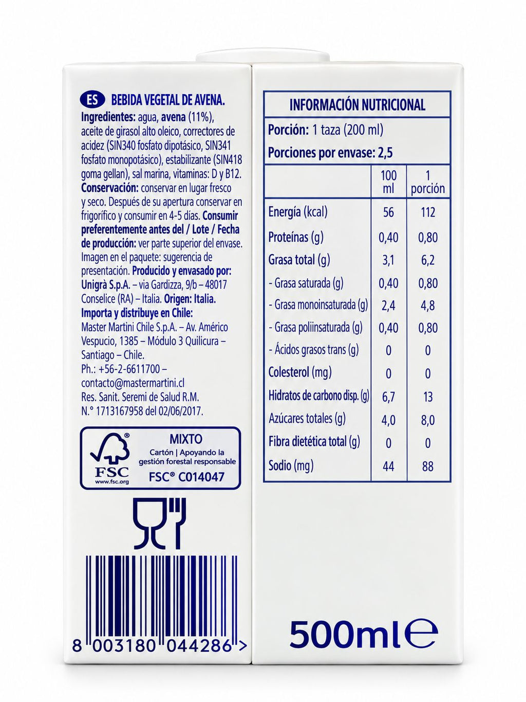 Avena Barista 0,5 L (C12518)