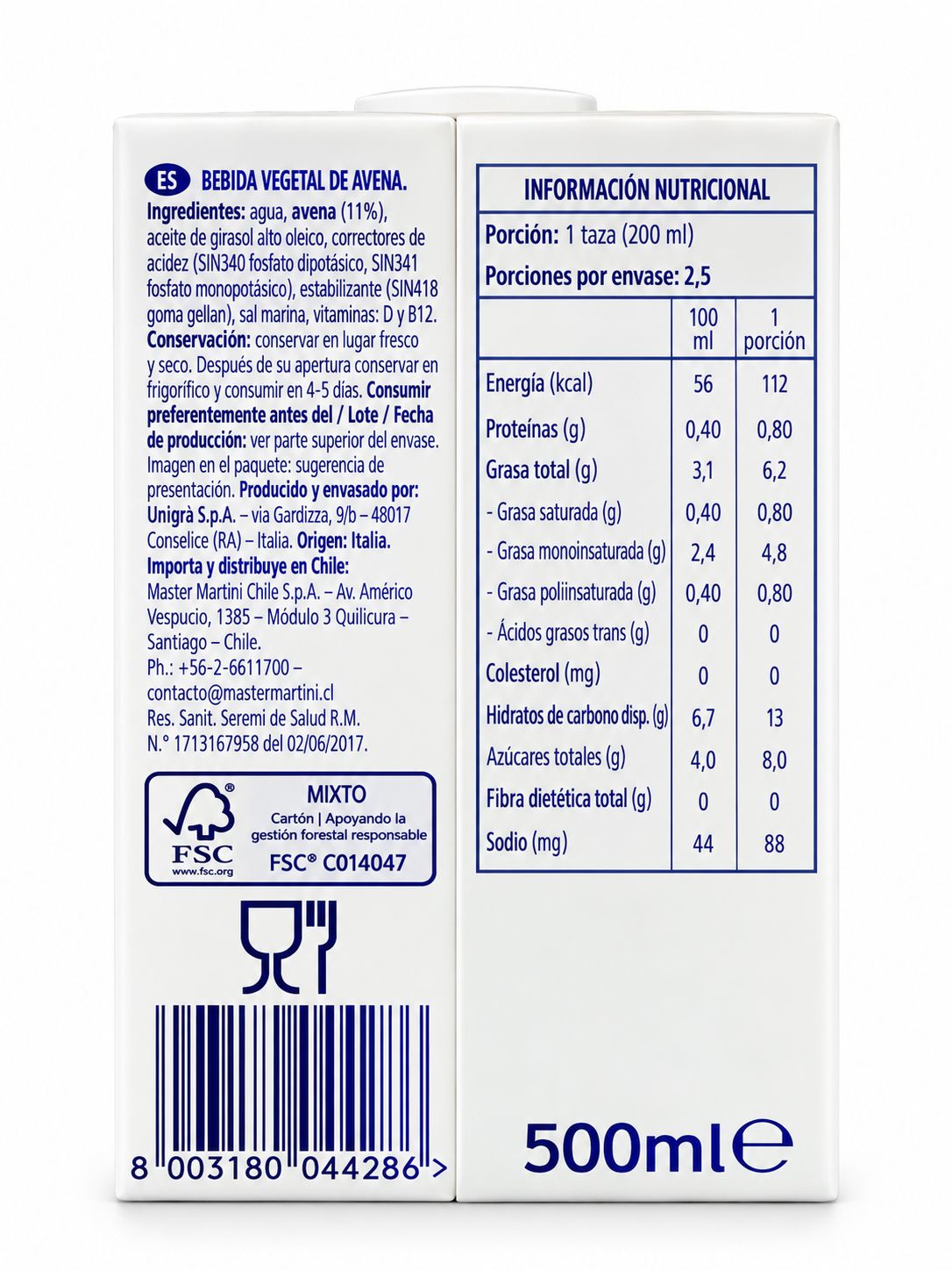 Avena Barista 0,5 L (C12518)
