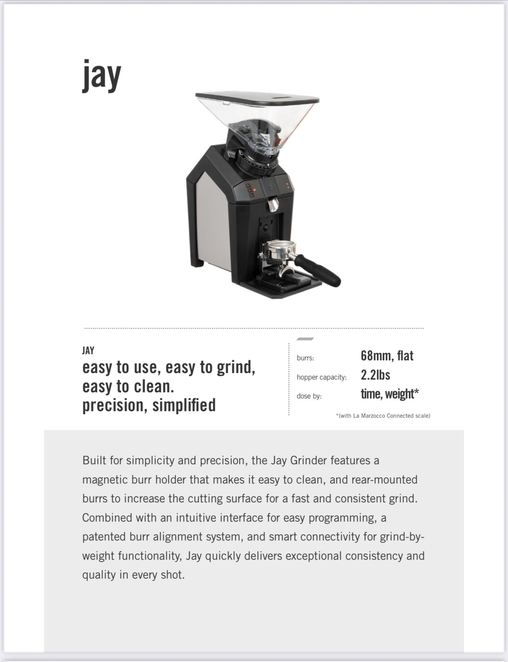 La Marzocco molino JAY 110V