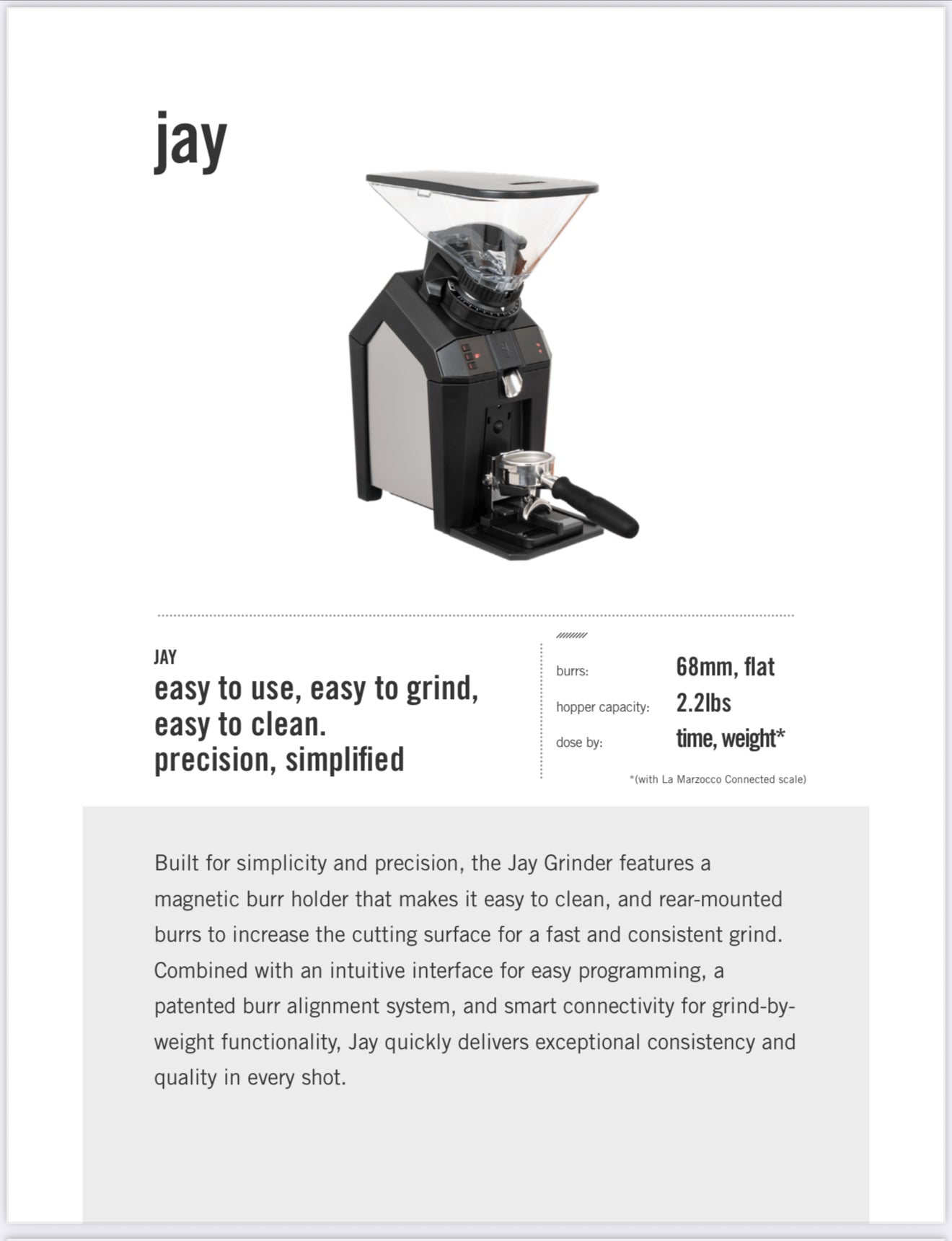 La Marzocco molino JAY 110V