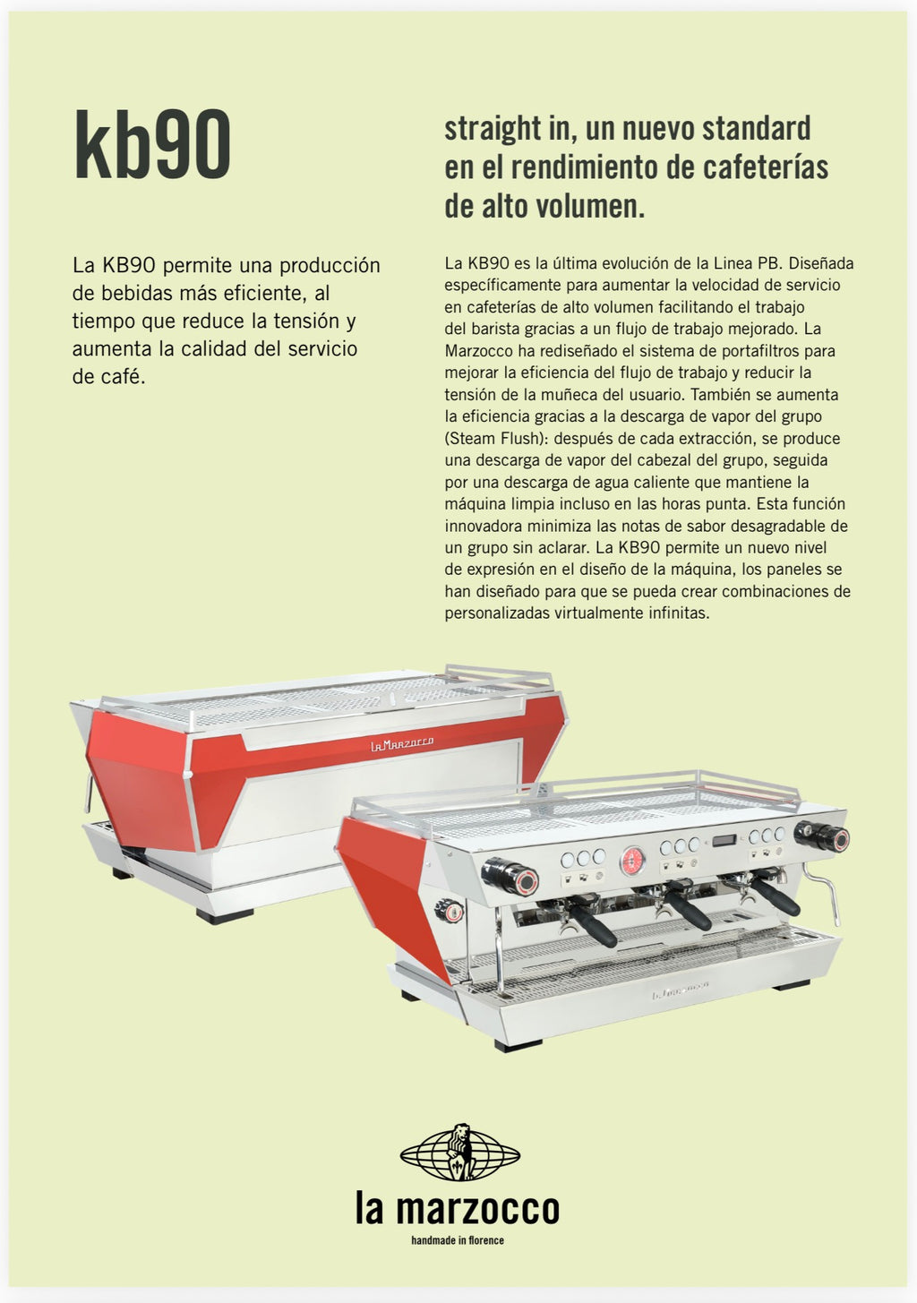 La Marzocco KB90 2 Grupos
