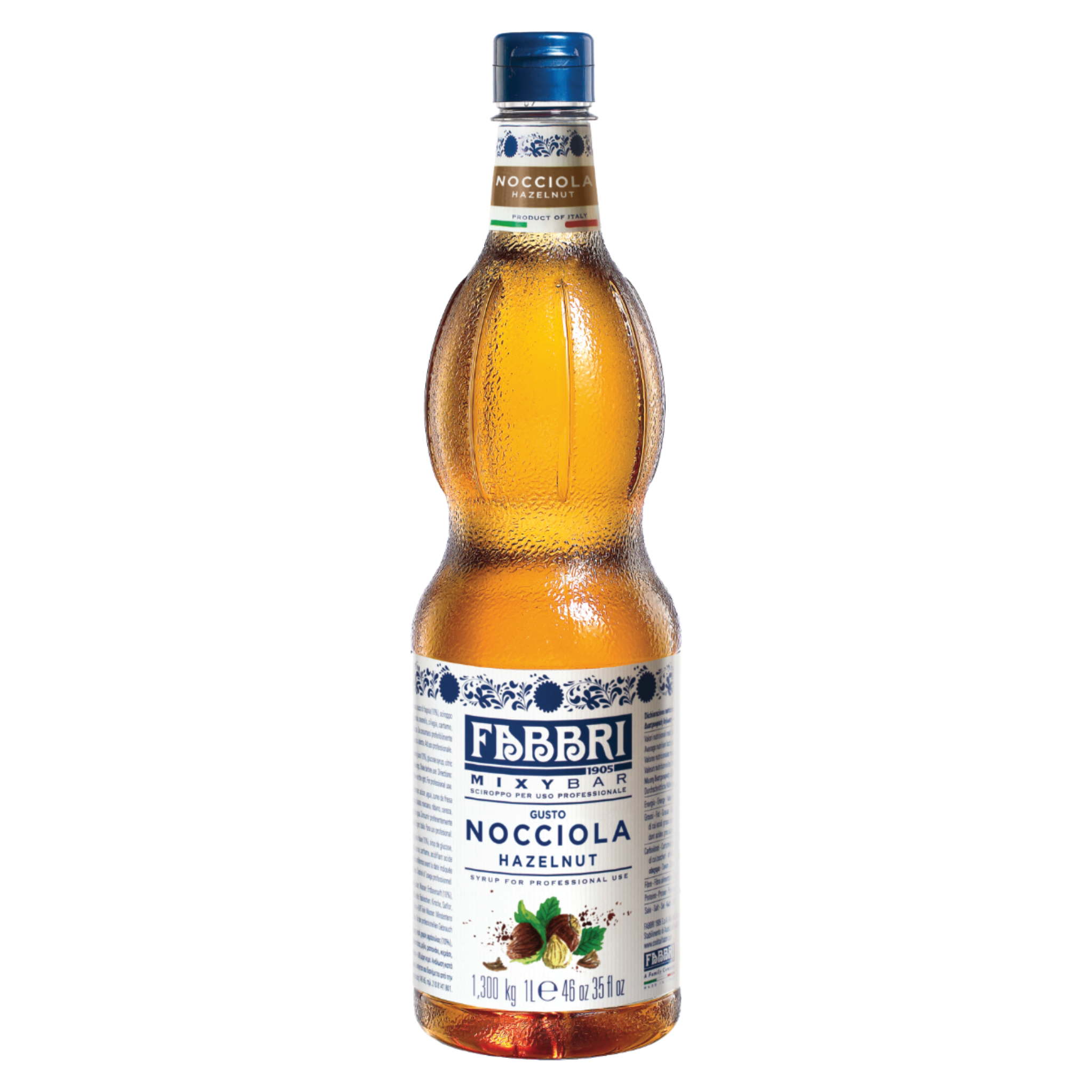 Fabbri Hazelnut Sirope 1 Litro.